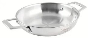 Frigideira Pergaminho Tramontina Aço Inox Corpo Triplo 20 cm 1,2 Litros