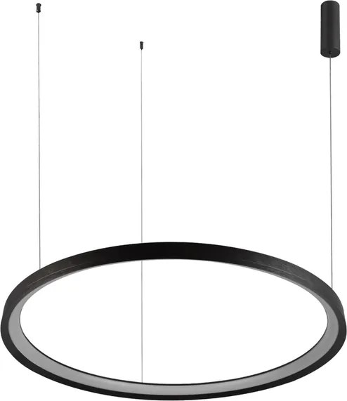 Pendente Led Metal Aluminio Grafite 60W 3000K Giro