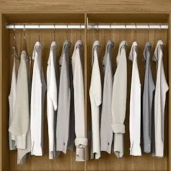 Guarda Roupa Casal 165cm Com Espelho Khani Freijó/Off Z17 - Mpozena