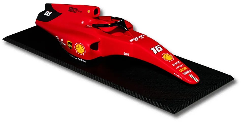 Quadro Decorativo 3D 120cm X 50cm Carro Red 2023 75 - Gran Belo