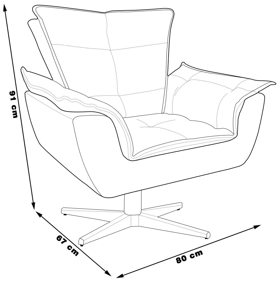 Poltrona Decorativa Base Giratória Cromada Charger Suede Nude G19 - Gran Belo