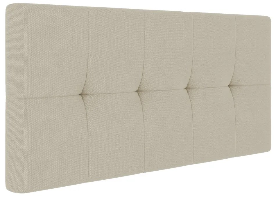 Cabeceira Painel Nina Para Cama Box Casal 140 cm Linho - D'Rossi - A19 Grosso Bege