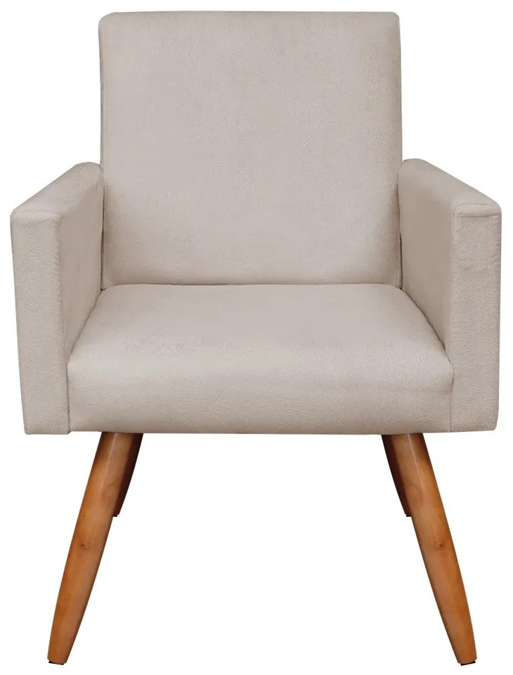KIT 02 POLTRONAS COM 01 PUFF LARISSA SUE - Bege