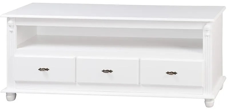 Rack 3 Gavetas com Nicho - Wood Prime MY 907452