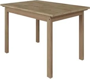 Mesa de Jantar 120x80cm Rústica Envelhecida Meneghetti