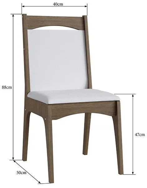 Conjunto Completo Jantar Cozinha Mesa Elástica 6 Cadeiras - Ameixa Negra/Branco