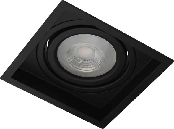 Plafon De Embutir Recuado Quadrado Flap - PRETO