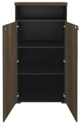 Conjunto Escritório Home Office 5 Peças Corp A06 Charuto/Preto - Mpoze