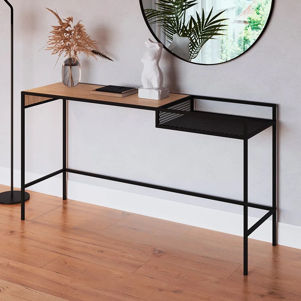 Aparador New Hanover e Preto 140 cm - D'Rossi