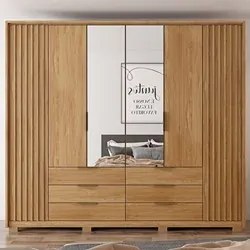 Guarda Roupa Casal Com 2 Espelhos 6 Portas Martin C01 Buriti - Mpozena