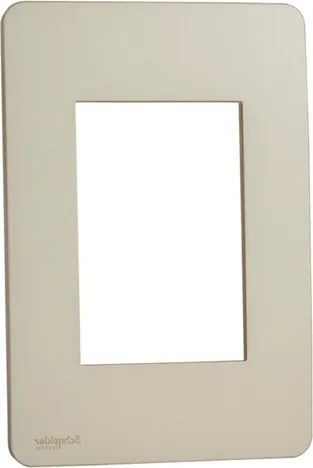 Placa 4X2 Termoplastico Horizon Gold 2 Modulos Orion