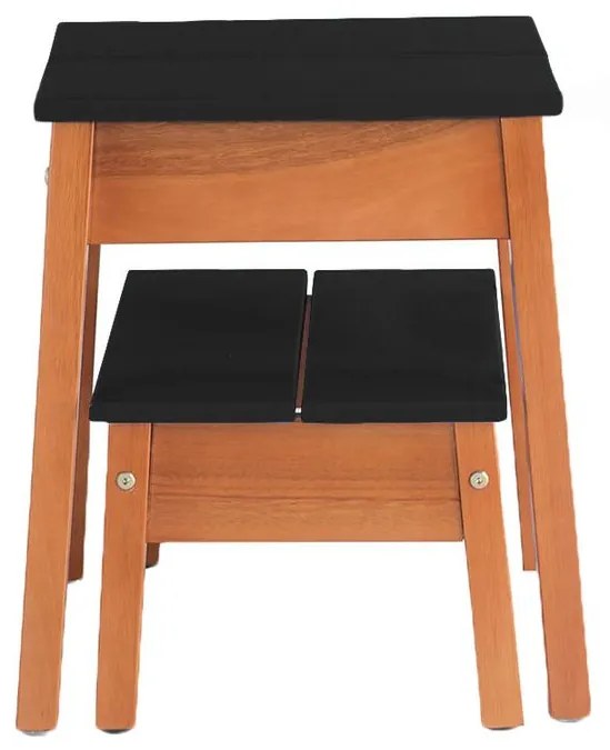 Kit Banqueta Duo Preta - Wood Prime MP 10366