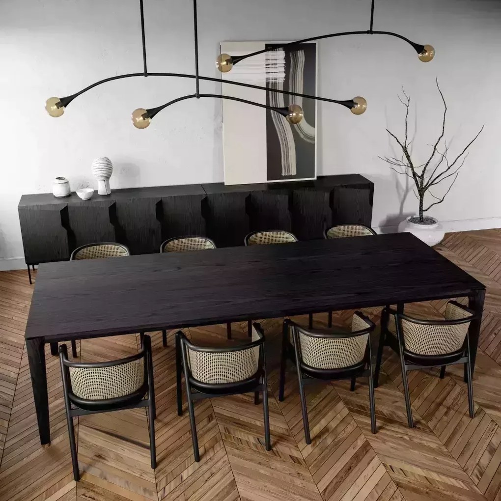 Pendente Jazz Haste Horizontal 124Cm Fixa 11X150X43Cm 2Xe27 - Usina 52... (BT - Branco Texturizado)