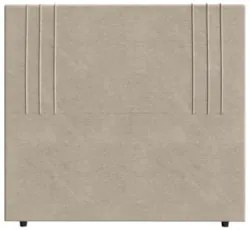 Cabeceira Cama Box Queen 160cm Estofada Rama Saturno Bege Z04 - Mpozen