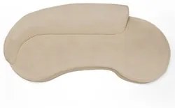 Sofá Living  4 Lugares 280cm Braço Esquerdo Mozart D06 Linho Bege Escu