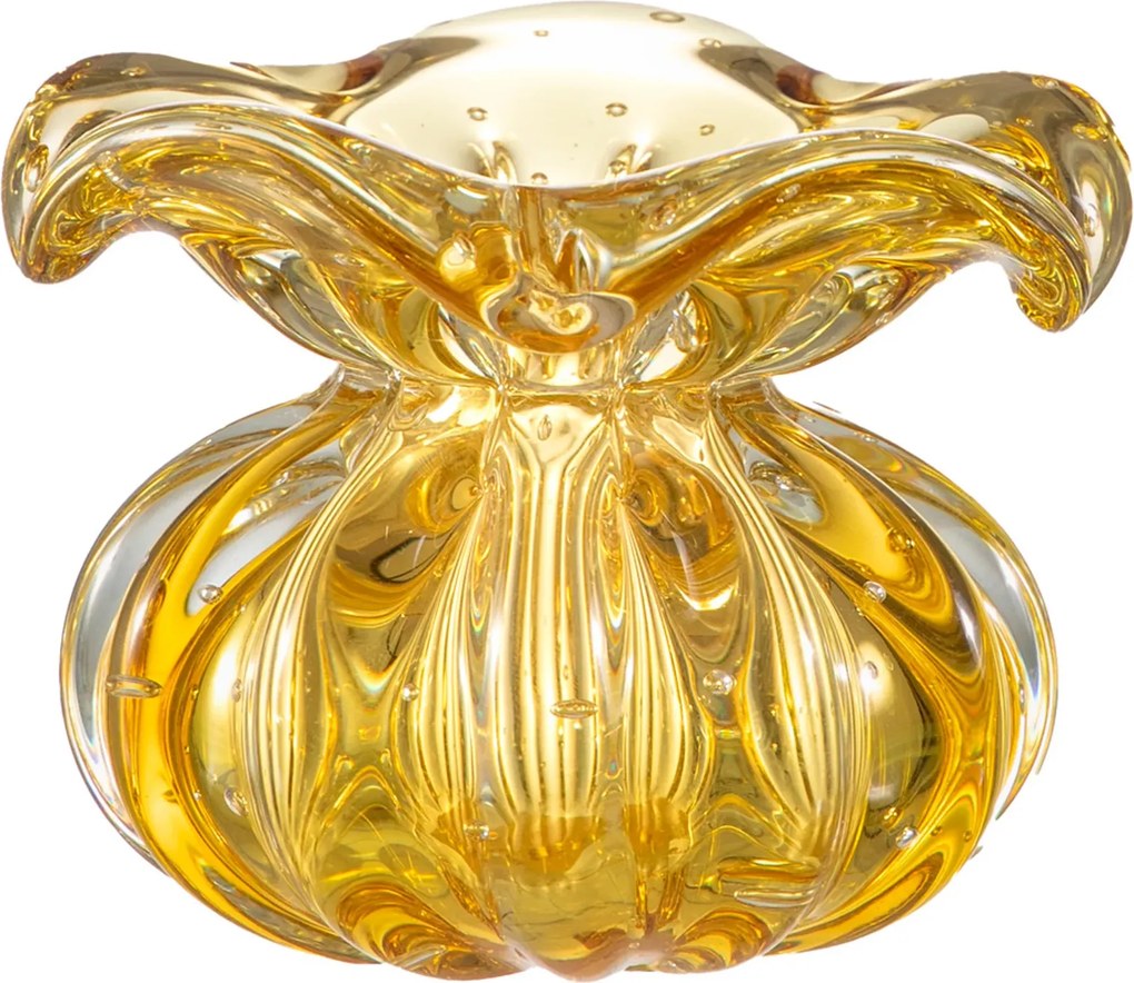 Vaso Murano Trouxinha Leida PP Ambar