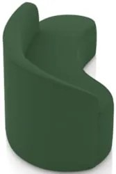 Sofá 4 Lugares Para Sala 220cm Orgânico Wendi Veludo Verde I01 - Mpoz