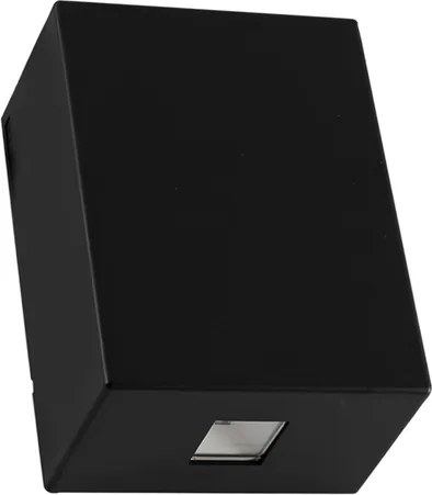 Arandela Led Policarbonato Preto 4W Ip65 90 3000K Effekt