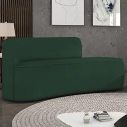 Sofá 3 Lugares Para Sala 180cm Orgânico Wendi Boucle Verde I01  - Mpoz