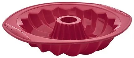 Forma de Silicone para Pudim - Vermelho