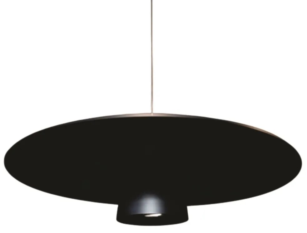 Pendente Bullet Clean Redondo Ø48X15Cm Disco Plano Alumínio 01Xmr11 -... (CAPUCCINO)