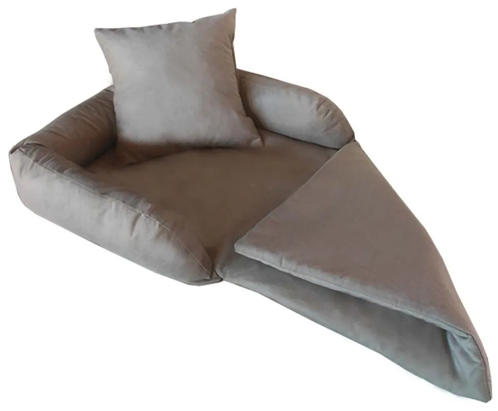 Protetor Para Sofá para Cães ou Gatos Médio Porte Fofinho Pet Protect Suede Nude