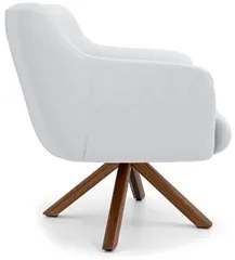 Kit 2 Poltronas Decorativas Giratórias Base Giromad Madeira Jade C-12