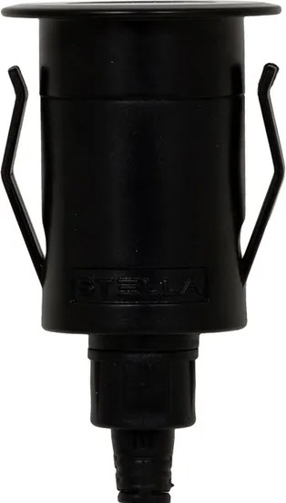 Balizador Led Embutir Alumínio 1w 3000k Ip67 Way Up - PRETO
