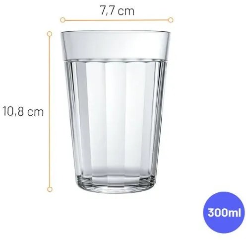 Copo Americano Long Drink 300ml