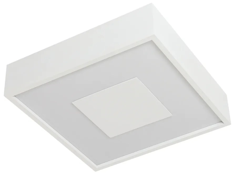 Plafon Dona 27X27Cm Led 16,4W Bivolt | Usina 19295/27 (PT - Preto Texturizado, 4000k)
