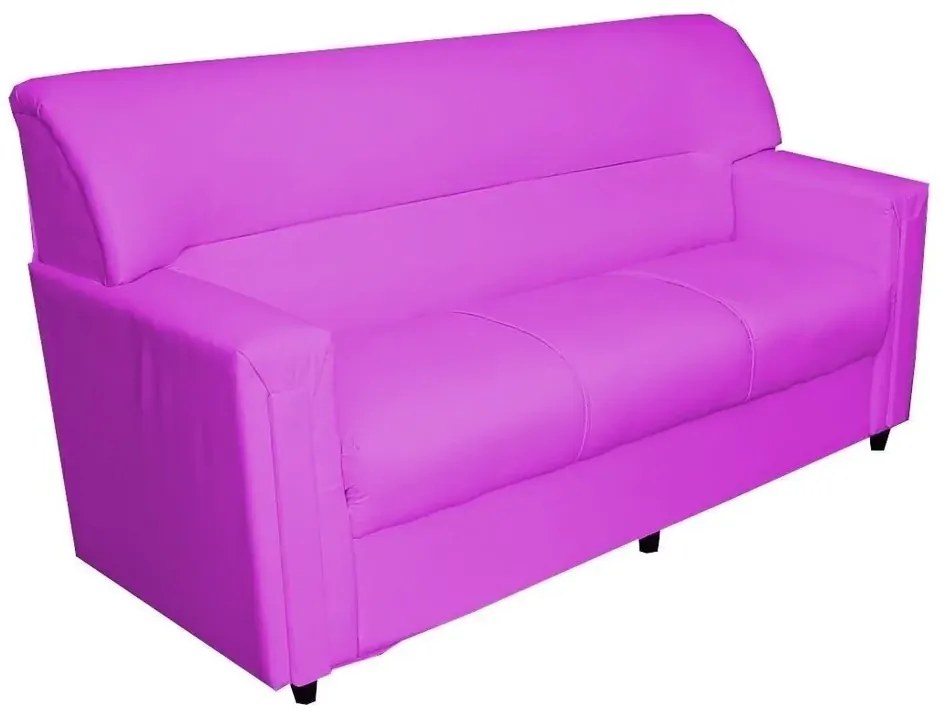 Sofá Topázio 3 Lugares Courano - Orthovida (Rosa)