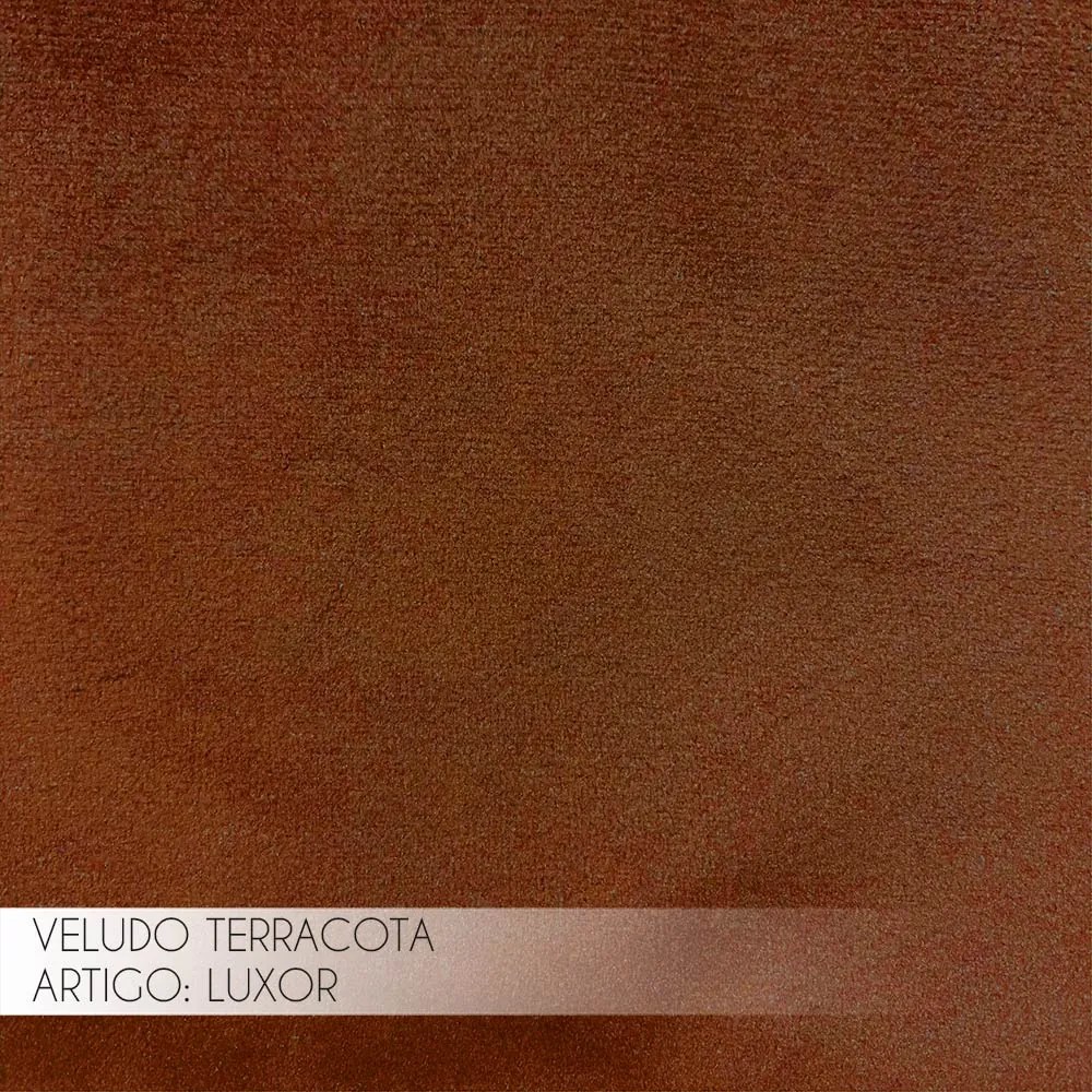 Poltrona do Papai Reclinável Elétrica com Massagem Magnum Veludo Telha G23 - Gran Belo