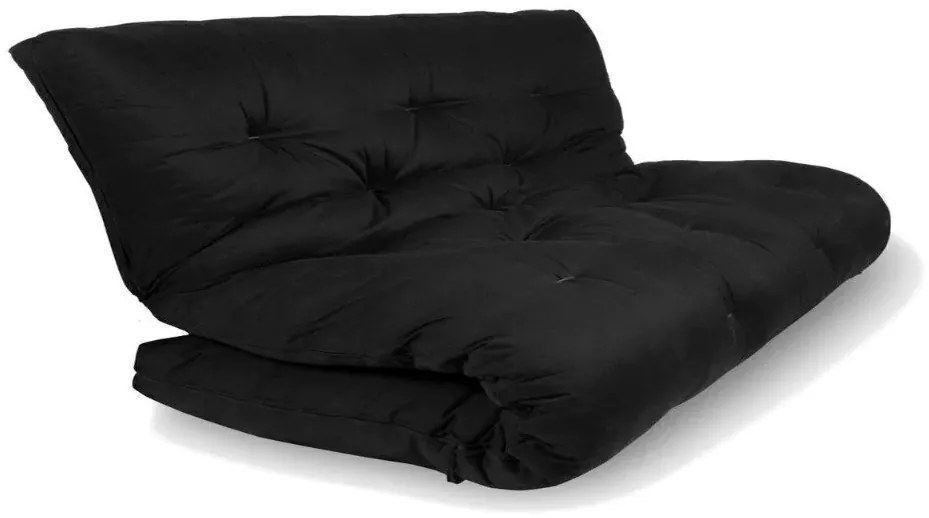 Colchonete Futon Dobravel Enrolavel Luxo + Almofada (Palha)
