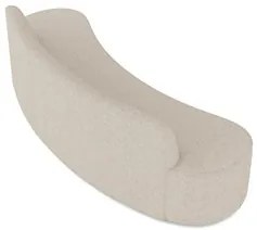 Sofá 3 Lugares para Sala de Estar Living 210cm Koane D06 Linho Pérola