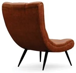 Kit 2 Poltronas Decorativas Sala de Estar com Almofada e Pés Palito Lo