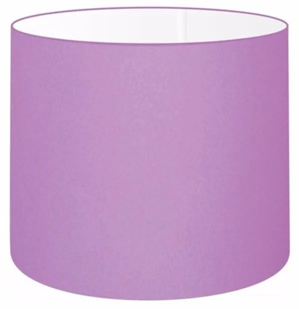 Cúpula Abajur Cilíndrica Cp-8013 Ø30x30cm Lilás