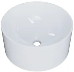 Cuba Pia Para Banheiro Redonda 30cm Celine C08 Branco - Mpozenato