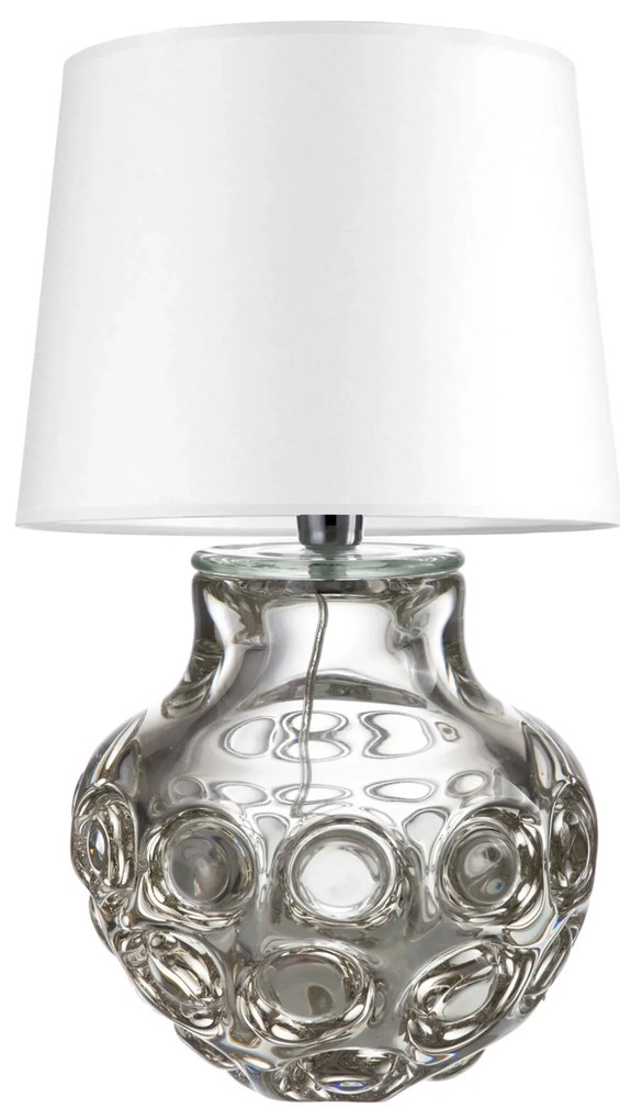 Abajur Murano Novara Cristal Transparente