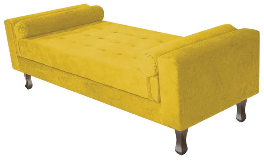 Recamier Baú Félix Solteiro 195 cm Suede - ADJ Decor
