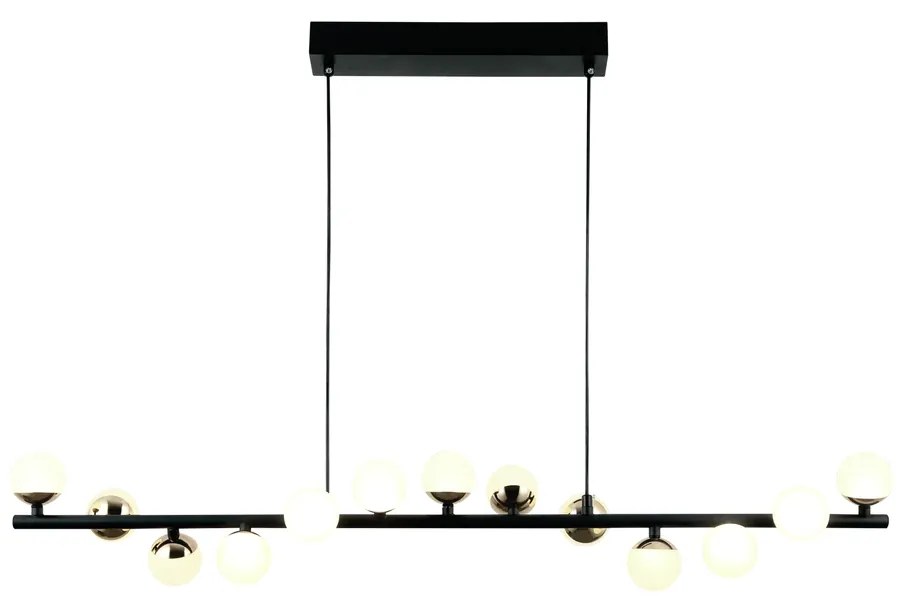 Pendente Fuxico Retangular 95X17Cm Led 30W 3000K Bivolt | Bella Ilumin...