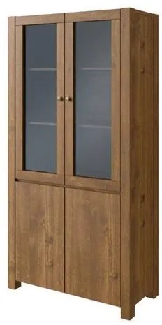 Cristaleira Darwin 4 Portas Garapa 97cm - 65272 Sun House