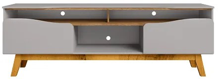 Rack Ilhabela Off White/Cinamomo - Bechara Móveis