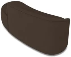 Sofá 3 Lugares Para Sala 180cm Orgânico Wendi Suede Marrom I01 - Mpoz