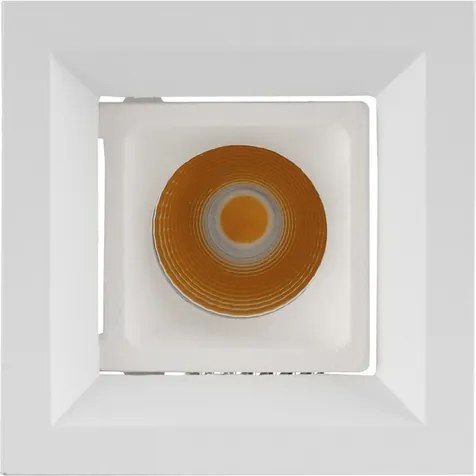 Plafon Led De Embutir 4W 15 2700K New Pixel - BRANCO