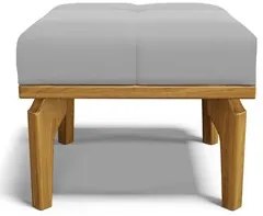 Poltrona de Amamentação Balanço e Puff Base de Madeira Brenda G05 Velu
