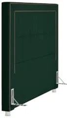 Cabeceira Cama Box Casal 140cm Paolla Z37 Veludo Verde Musgo - Mpozena