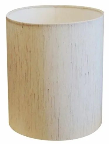 Cúpula Abajur Cilíndrica Cp-8001 Ø13x15cm Linho Bege