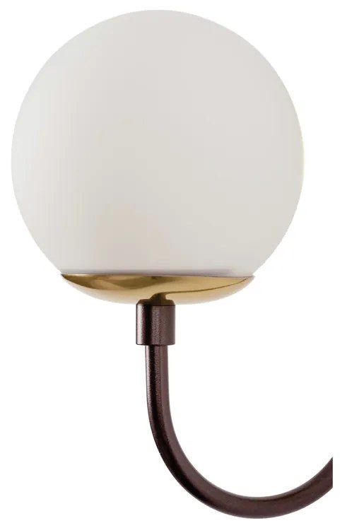 Arandela Soul 12X32X20Cm 1L G9 / Globo Ø12Cm | Usina 16533/1 (AZO-F - Azul Oceano Fosco, FOSCO)
