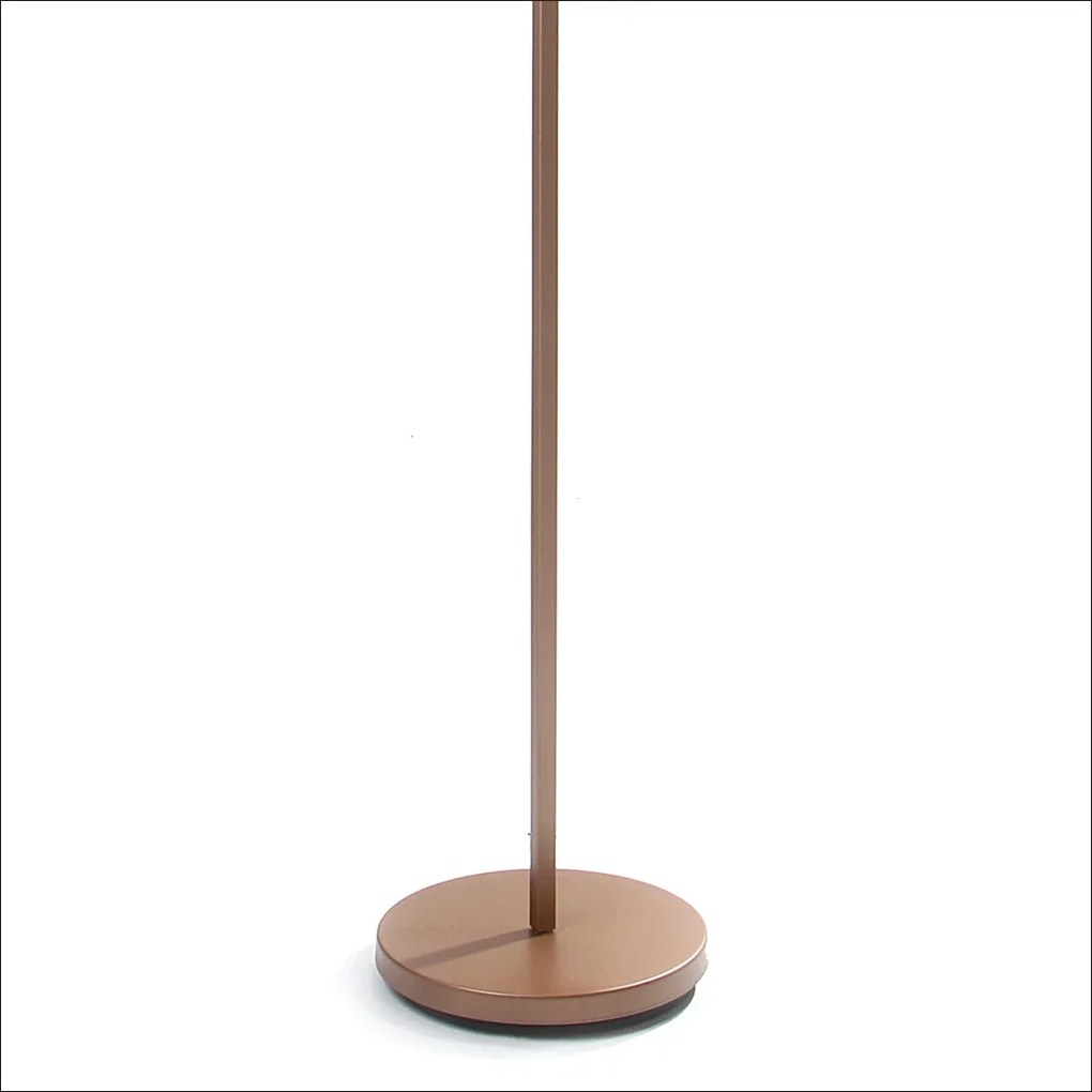 Luminária De Chão Ela 24X31X146Cm Tubo Metal Alumínio E Vidro 1Xmr11 /... (BRANCO)