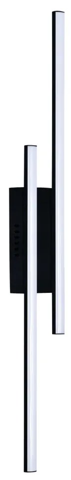 Arandela Lineare Duo 78X18X07Cm Led 20W 3000K Bivolt Preto Luz Direta... (Preto)